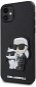 Karl Lagerfeld PU Saffiano Karl and Choupette NFT Zadní Kryt pro iPhone 11 Black - Phone Cover