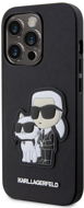 Phone Cover Karl Lagerfeld PU Saffiano Karl and Choupette NFT Zadní Kryt pro iPhone 13 Pro Black - Kryt na mobil