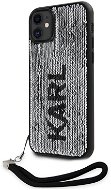 Karl Lagerfeld Sequins Reversible Back Cover für iPhone 11 Black/Silber - Handyhülle