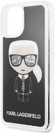 Karl Lagerfeld Iconic szilikon tok iPhone 11 Pro Max készülékhez - fekete (EU Blister) - Telefon tok