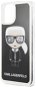 Karl Lagerfeld Iconic Silicone Cover for iPhone 11 Pro, Black (EU Blister) - Phone Cover