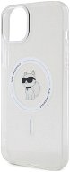 Karl Lagerfeld IML Choupette MagSafe Zadný Kryt pre iPhone 15 Plus Transparent - Kryt na mobil