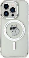 Karl Lagerfeld IML Choupette MagSafe Zadný Kryt pre iPhone 15 Pro Transparent - Kryt na mobil