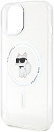 Karl Lagerfeld IML Choupette MagSafe Zadní Kryt pro iPhone 15 Transparent - Phone Cover