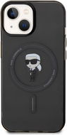 Karl Lagerfeld IML Ikonik MagSafe Zadní Kryt pro iPhone 15 Black - Phone Cover