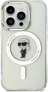 Karl Lagerfeld IML Ikonik MagSafe Back Cover für iPhone 15 Pro transparent - Handyhülle
