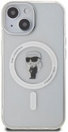 Karl Lagerfeld IML Ikonik MagSafe Zadní Kryt pro iPhone 15 Transparent - Phone Cover