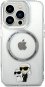 Karl Lagerfeld IML Karl and Choupette NFT MagSafe Zadný Kryt pre iPhone 15 Pro Transparent - Kryt na mobil