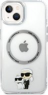 Karl Lagerfeld IML Karl and Choupette NFT iPhone 15 MagSafe átlátszó tok - Telefon tok