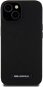 Karl Lagerfeld Liquid Silicone Plaque MagSafe Zadný Kryt pre iPhone 15 Black - Kryt na mobil