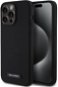 Karl Lagerfeld Liquid Silicone Plaque iPhone 15 Pro Max MagSafe fekete tok - Telefon tok