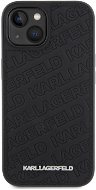 Karl Lagerfeld PU Quilted Pattern Back Cover für iPhone 15 Schwarz - Handyhülle