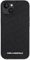 Karl Lagerfeld PU Quilted Pattern Zadný Kryt pre iPhone 15 Black - Kryt na mobil