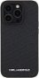 Karl Lagerfeld PU Quilted Pattern Zadný Kryt pre iPhone 15 Pro Black - Kryt na mobil