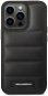 Karl Lagerfeld Quilted Puffy Metal Logo Zadný Kryt pre iPhone 15 Pro Black - Kryt na mobil