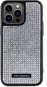 Karl Lagerfeld Rhinestone Plate Metal Logo iPhone 15 Pro Max ezüst tok - Telefon tok