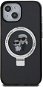 Karl Lagerfeld Ringstand Karl and Choupette iPhone 15 MagSafe fekete tok - Telefon tok