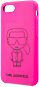 Karl Lagerfeld Ikonic für iPhone 8 / SE 2020 Pink - Handyhülle