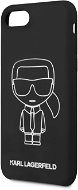 Karl Lagerfeld Ikonic for iPhone 8/SE 2020, Black - Phone Cover
