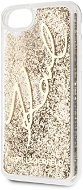 Karl Lagerfeld Signature Glitter für iPhone 8 / SE 2020 Gold - Handyhülle