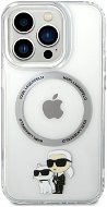 Karl Lagerfeld IML Karl and Choupette NFT MagSafe Zadní Kryt pro iPhone 13 Pro Transparent - Phone Cover