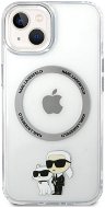 Karl Lagerfeld IML Karl and Choupette NFT MagSafe Zadný Kryt na iPhone 13 Transparentný - Kryt na mobil
