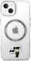 Karl Lagerfeld IML Karl and Choupette NFT iPhone 14 átlátszó MagSafe hátlap tok - Telefon tok