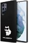 Karl Lagerfeld Liquid Silicone Choupette NFT Samsung Galaxy S24 Ultra fekete tok - Telefon tok