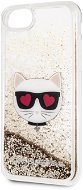 Karl Lagerfeld Floating Hearts für iPhone 8 / SE 2020 Gold - Handyhülle