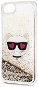 Karl Lagerfeld Floating Hearts  iPhone 8 / SE 2020-hoz arany - Telefon tok