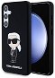 Karl Lagerfeld Liquid Silicone Ikonik NFT Back Cover für Samsung Galaxy S24+ Schwarz - Handyhülle