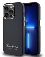 Karl Lagerfeld Grained PU Hotel RSG iPhone 14 Pro Black tok - Telefon tok