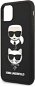 Karl Lagerfeld 3D Rubber Heads for iPhone 11, Black - Phone Cover