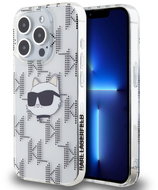 Karl Lagerfeld IML Electroplated Choupette Head Back Cover for iPhone 15 Pro Transparent - Phone Cover