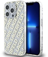 Karl Lagerfeld IML Electroplated Repeated Logo Back Cover for iPhone 15 Pro Max Gold - Phone Cover