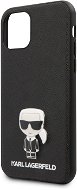 Karl Lagerfeld Saffiano Iconik for iPhone 11 Pro Max, Black - Phone Cover