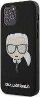 Karl Lagerfeld Glitter Head für Apple iPhone 12/12 Pro Black - Handyhülle