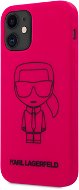 Karl Lagerfeld Iconic Outline for Apple iPhone 12 Mini, Pink - Phone Cover