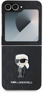 Karl Lagerfeld PU Saffiano Monogram Ikonik Handyhülle für Samsung Galaxy Z Flip6 Black - Handyhülle