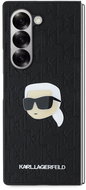 Karl Lagerfeld PU Saffiano Monogram Karl Head Back Cover for Samsung Galaxy Z Fold6 Black - Phone Cover