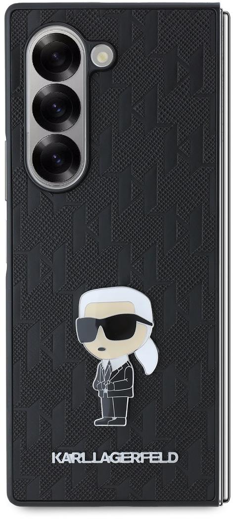 Karl Lagerfeld PU Saffiano Monogram Ikonik Samsung Galaxy Z Fold6 Black tok