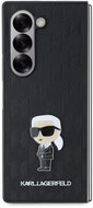 Karl Lagerfeld PU Saffiano Monogram Iconic Back Cover for Samsung Galaxy Z Fold6 Black - Phone Cover