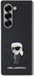 Kryt na mobil Karl Lagerfeld PU Saffiano Monogram Ikonik Zadní Kryt pro Samsung Galaxy Z Fold6 Black - Kryt na mobil