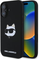 Karl Lagerfeld Liquid Silicone Choupette Head MagSafe Back Cover for iPhone 16 Black - Phone Cover