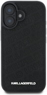 Karl Lagerfeld PU Quilted Pattern Back Cover for iPhone 16 Pro Max Black - Phone Cover