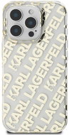 Karl Lagerfeld IML Electroplated Repeated Logo Back Cover für das iPhone 16 Pro Gold - Handyhülle