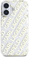 Karl Lagerfeld IML Electroplated Repeated Logo Back Cover for iPhone 16 Gold - Phone Cover