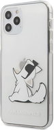 Karl Lagerfeld PC/TPU Choupette Eat for Apple iPhone 12 Pro Max, Transparent - Phone Cover
