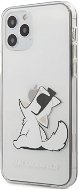Karl Lagerfeld PC/TPU Choupette Eat pre Apple iPhone 12/12 Pro Transparent - Kryt na mobil