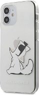 Karl Lagerfeld PC/TPU Choupette Eat for Apple iPhone 12 Mini, Transparent - Phone Cover